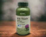 GNC Herbal Plus Milk Thistle 200mg 100 Capsules EXP 3/25 Liver Health Ve... - $24.49