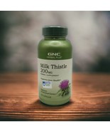 GNC Herbal Plus Milk Thistle 200mg 100 Capsules EXP 3/25 Liver Health Ve... - £19.26 GBP