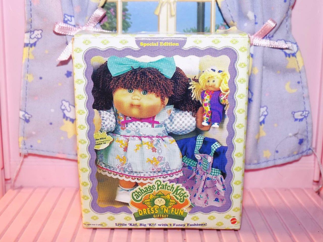 Miniature Cabbage Patch Kids Dress N Fun Box special edition fits Barbie Dolls - $15.99