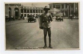 Traffic Police in Singapore Real Photo Postcard 1930&#39;s - £21.80 GBP
