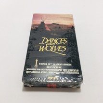 FACTORY SEALED 1990 DANCES WITH WOLVES KEVIN COSTNER VHS w/ ORION WATERM... - £97.57 GBP