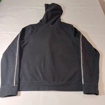 Izod Stretch Women's Black Spandex Cotton Blend Full Zip Hoodie Jacket Size L image 2