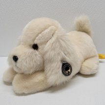 Vintage 1985 24k Polar Puff Dog Plush Puppet Romeo Terrier Beige #4689 - £41.15 GBP