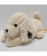 Vintage 1985 24k Polar Puff Dog Plush Puppet Romeo Terrier Beige #4689 - £41.09 GBP