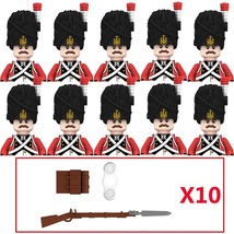 10PCS Military Figures Napoleonic Series Building Blocks Weapons BricksN009 - £25.88 GBP