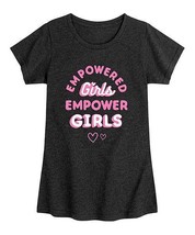 $26 Instant Message &#39;Empowered Girls&#39; Fitted Short-Sleeve Tee Youth XL NWOT - £4.82 GBP