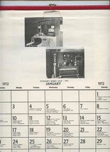 Harold Seymour&#39;s Barber Shop Calendar 1972 Harrisville New York  - £30.00 GBP