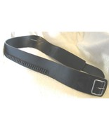 Vintage FIE Black Leather Gun Belt Western 22cal Ammo Holster Belt sz 35... - $20.00