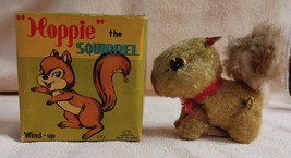 Vtg 1960s Fuji Press Hoppie the Squirrel Plush &amp; Tin Windup in Box Works - £19.97 GBP