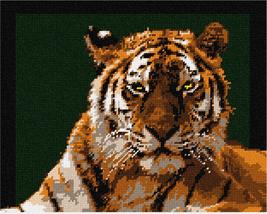 Pepita Needlepoint kit: Tiger Framed, 12&quot; x 10&quot; - $86.00+