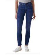 Calvin Klein Womens Jeans Dark Blue Skinny High-Rise Stretch Heavyweight - $69.70 CAD