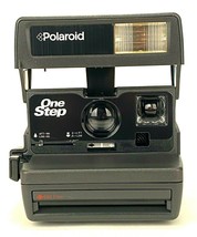 Vintage Polaroid 600 One Step Close Up Flash Instant Camera &amp; Strap - £37.46 GBP