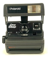 Vintage Polaroid 600 One Step Close Up Flash Instant Camera &amp; Strap - £36.77 GBP