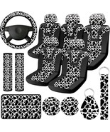 Tallew 17 Pieces Cow Print Car Accessories Set, Includes Cow Seat Covers... - €59,66 EUR