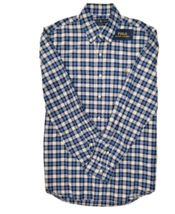 Ralph Lauren Long Sleeve Big and Tall Mens Blue White Plaid Oxford XLT NWT - £55.07 GBP