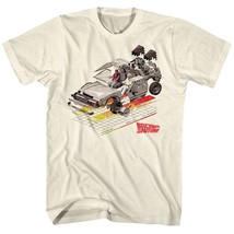Back to The Future Deconstructed DeLorean Men&#39;s T Shirt - £18.58 GBP+