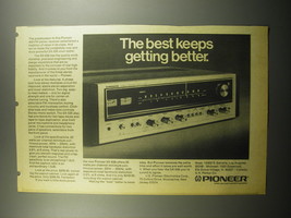 1974 Pioneer SX-535 Receiver Ad - The best keeps getting better - $18.49