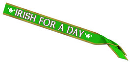 Irish For A Day Satin Sash Party Accessory (1 count) (1/Pkg) - £53.53 GBP