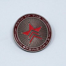 Mass Effect Trilogy Renegade Spectre Shepard 1.25&quot; Enamel Pin Glow in The Dark - £19.85 GBP