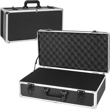 Ithwiu 20 Inch Hard Shell Carrying Case, Black, Aluminum Alloy, Durable ... - $64.95