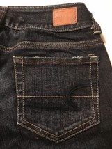 American Eagle Women&#39;s Jean Artist Crop Straight Stretch Distressed Size 00 X 25 - $28.71