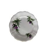 Adderley Fine Bone China England Thistle Salad Plate 8” Purple Floral - $16.20