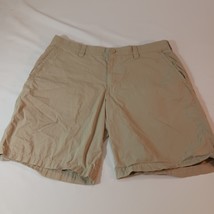 Columbia AM4471 Cotton Shorts Men&#39;s Beige/Tan Lightweight Chino Comfort ... - $9.67