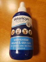 VETERICYN PLUS ANTIMICROBIAL WOUND &amp; SKIN CARE 8 fl oz (237 ml) - £15.98 GBP