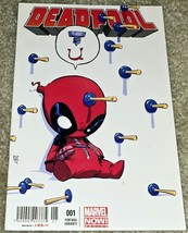 C Rare HTF Deadpool 1 MX Skottie Young Baby 2013 Screw U Key Foreign Variant - £53.06 GBP