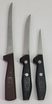 3 VTG Chicago Cutlery Knife Lot Interchangeable Blade Handle 8OCS 61C1S S78 Rare - £18.90 GBP