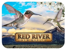Red River New Mexico with Hummingbirds Fridge Magnet - £6.25 GBP