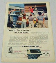 1960 Print Ad Evinrude 40 HP Big Twin Outboard Motors Dad,Boys,Fish,Boat - £10.24 GBP