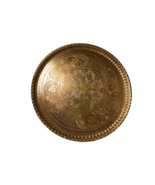 Vintage Damascene Hanging Tray – Hand Needle Engraved Wall Decor –Large ... - $4,413.58 MXN