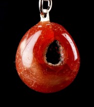 rare Carnelian cave pendant   courage creativity shaman protection #6820 - $25.07