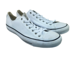 Converse Men&#39;s All-Star Chuck Taylor Low-Cut Shoes 109058 White Leather ... - £37.40 GBP