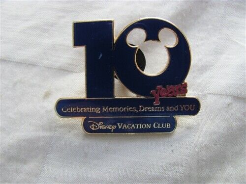 Disney Trading Pins 11395 Disney&#39;s Vacation Club 10 Year Anniversary - $5.32