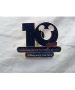 Disney Trading Pins 11395 Disney&#39;s Vacation Club 10 Year Anniversary - $5.32
