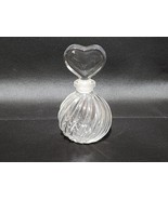Vintage ROYAL DOULTON Crystal Swirl Perfume Bottle And Heart Stopper / D... - $15.98