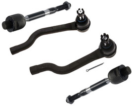 4 Pcs Steering Ends Kit Inner Outer Tie Rods Rack Ends For Acura TLX A-Spec 3.5L - £67.83 GBP