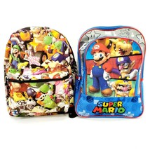 Super Mario MarioKart Bookbag Back Pack Bundle - £33.40 GBP