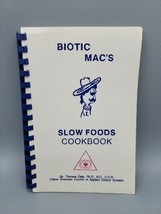 Biotic Mac&#39;s Slow Foods Cookbook American Council of Applied Nutrition Vintage - £8.19 GBP