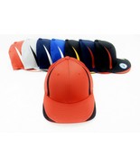 6 Panel Baseball Cap, Solid Colors With Accent Strips, S/M or L/X, FlexF... - £7.17 GBP