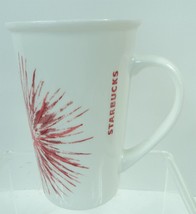 2014 Starbucks Red Starburst Star Holiday Coffee Mug Cup 12 oz. - $3.99