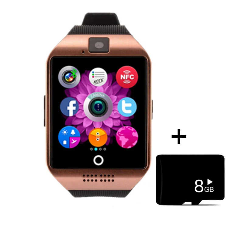 Relojes 2020 New Smart Watch Q18 Smartcelet With SIM TF Card Camera Support Dial - £149.25 GBP