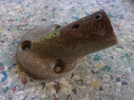 used  Marine bronze Boat stanchion deck  angled Fitting railing mount 7/8&quot; - $9.85