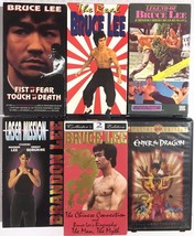 BRUCE LEE &amp; BRANDON LEE lot of 7 VHS tapes (as shown) includes one boxed set - £23.49 GBP