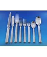 Triade by Christofle France Silverplated Flatware Set 12 Service 96 pcs ... - $16,825.05