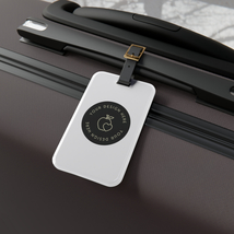 Custom Luggage Tag | Acrylic Bag Tag | Travel Bag Tag With Leather Strap - £13.62 GBP