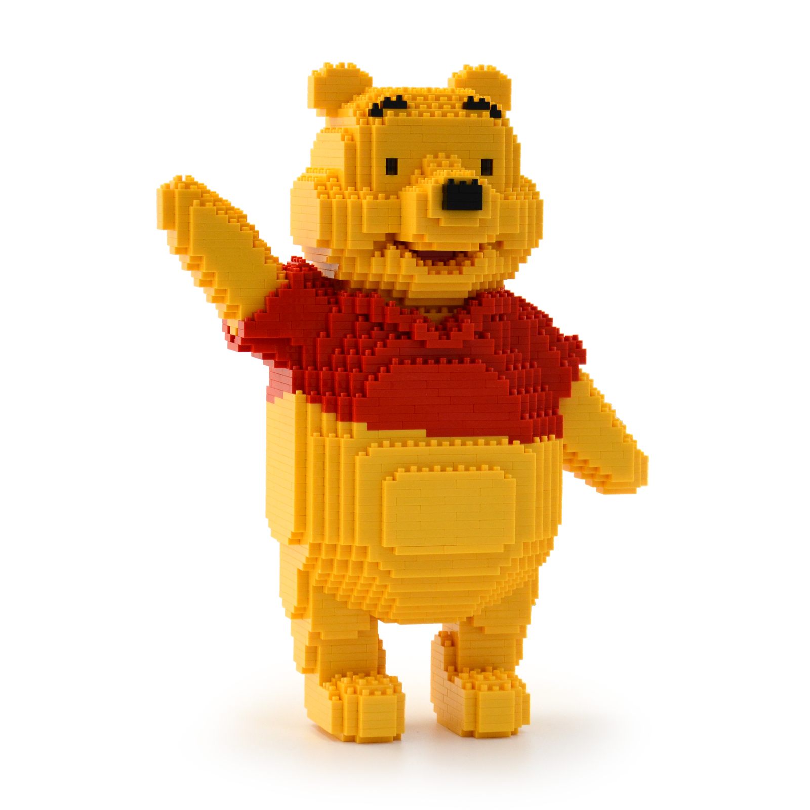 Winnie the Pooh Brick Sculpture (JEKCA Lego Brick) DIY Kit