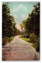 Amanti Lane Cadwalader Park Trenton Nuovo Maglia Nj Unp DB Cartolina T3 - £4.06 GBP